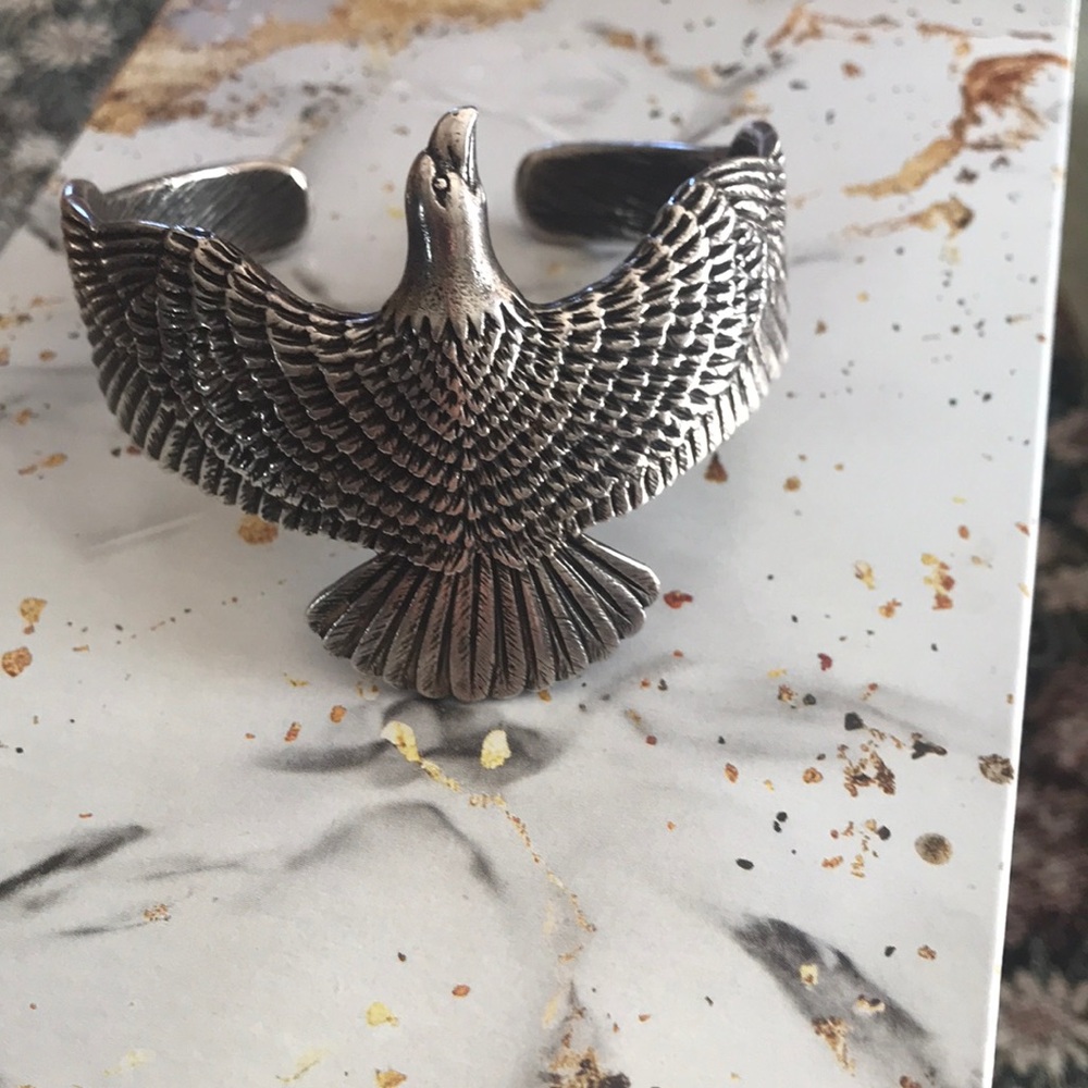 Alex and Ani Silver Eagle cuff Bracelet